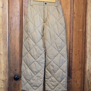 AlpNRock AN+ Quilted PrimaLoft Insulated Pants - Tan - Small